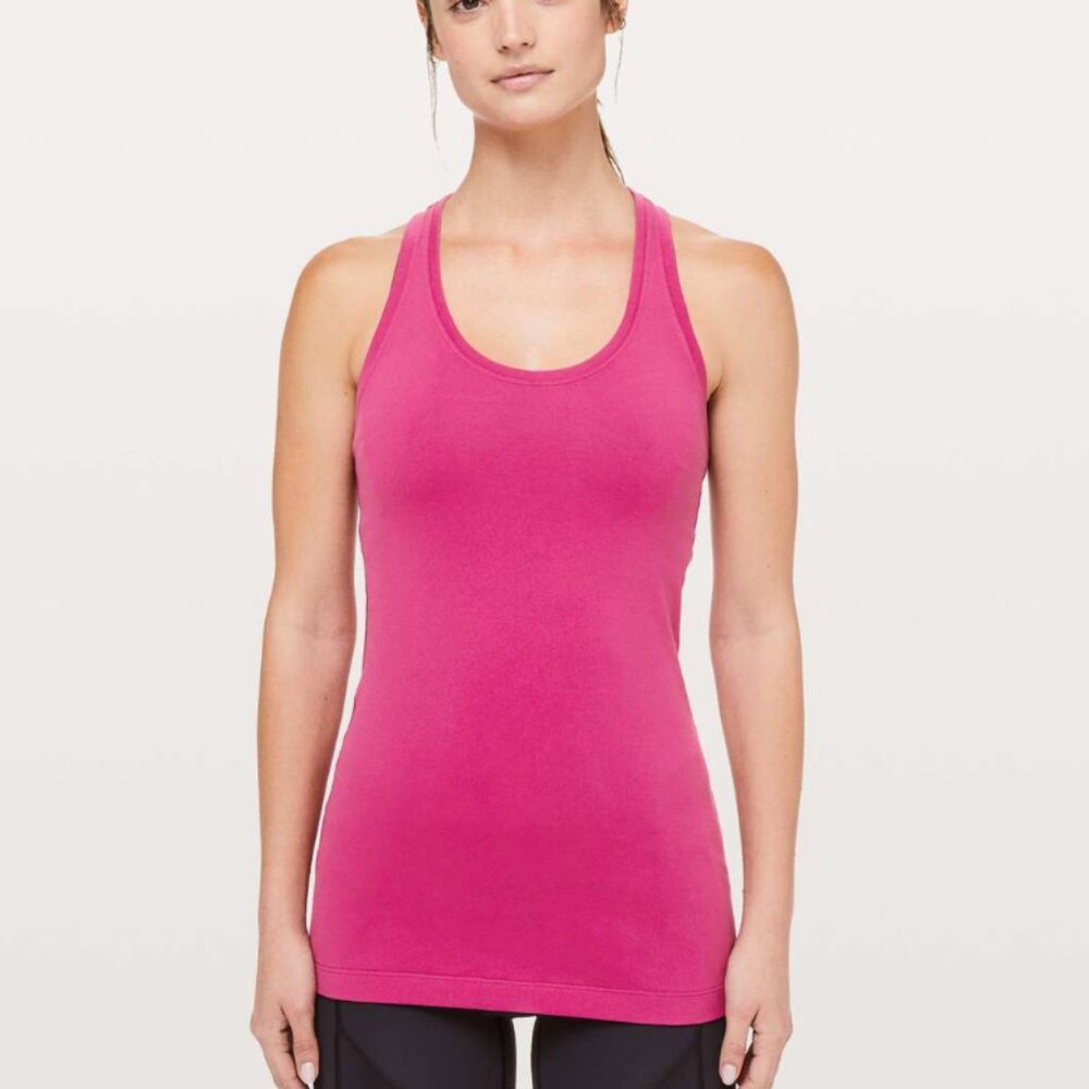 Lululemon Cool Racerback II Tank Top in Raspberry